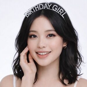 “BIRTHDAY GIRL” Rhinestone Headband